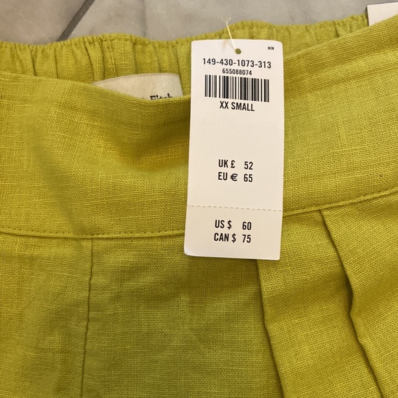 NWT RARE Ultra-High Rise Linen-Blend Pull-On Short - Picture 4 of 4